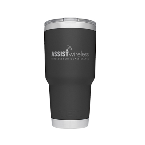 Assist Wireless Branded Yeti Front